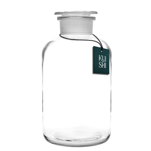 Apothekergläser aus klarem