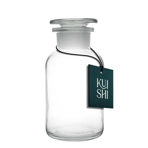 Apothekergläser aus klarem