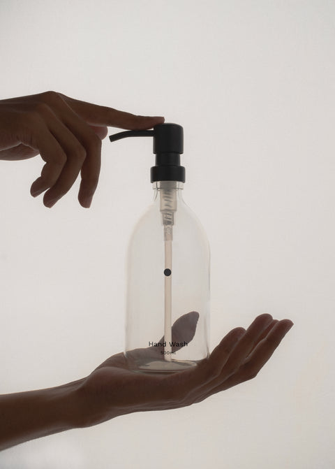 Dispensador de Jabón Transparente Minimalista