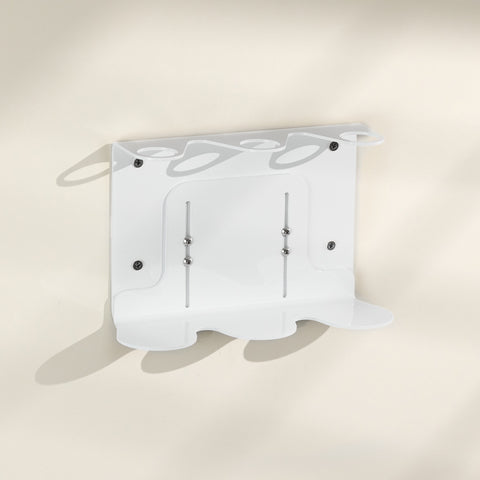 Soporte Triple Blanco para Botellas