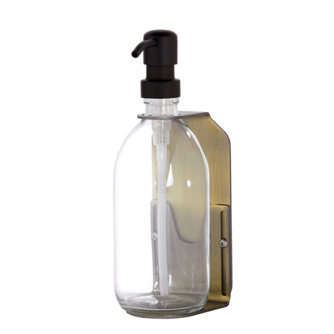 gold wall mounted soap Dispenser and balck pump