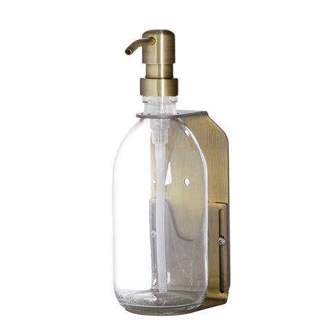 gold wall mounted soap Dispenser and gold pump
