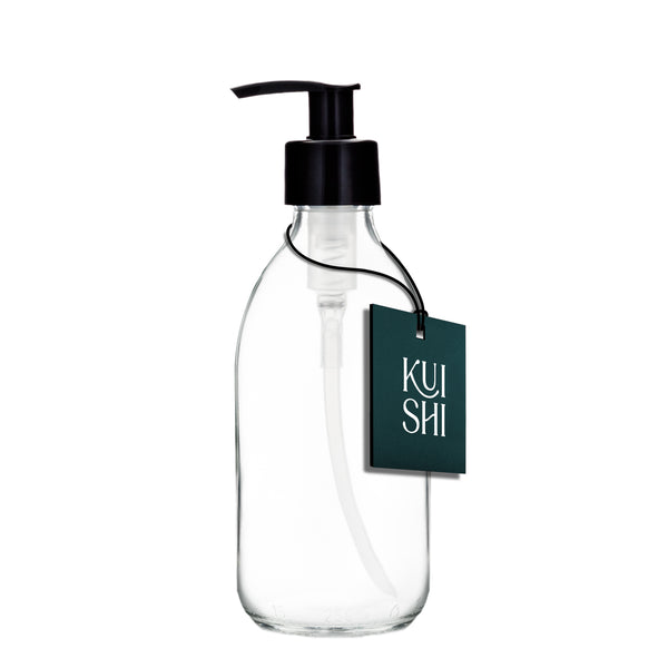 Clear Glass Pump Bottle – Kuishi