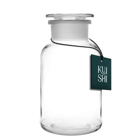 Clear Glass Apothecary Jars