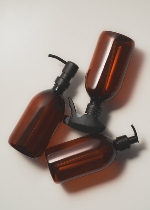 Kuishi Amber Brown Flacone spray da 500 ml con ugello Mister nero, Flacone spray Stream con Kuishi Amber Brown Flacone spray da 500 ml con ugello Mister nero, Flacone spray Stream con