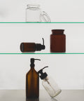 Kuishi Soap Dispensers sat on shelfs
