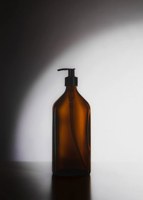 Amber Rectangle Soap Dispenser