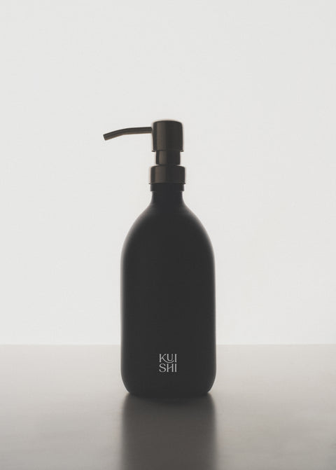 Minimal Black Soap Dispenser