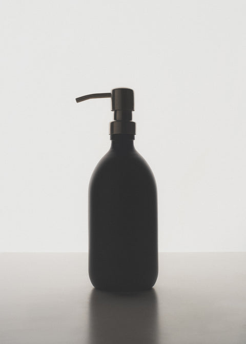 Schwarzer Seifenspender | Schwarze Pumpflasche