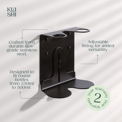 Black Double Bottle Holder