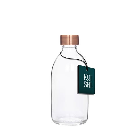 Clear Glass Storage Bottle