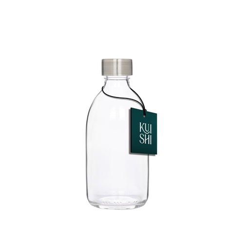 Clear Glass Storage Bottle