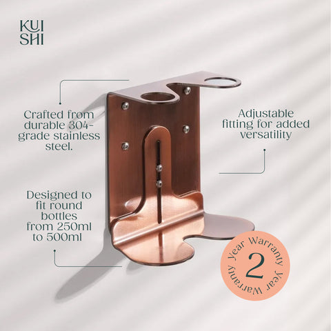 Copper Double Bottle Holder