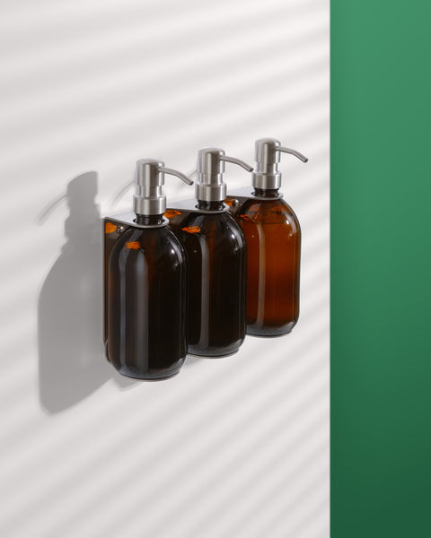 Nickel Triple Bottle Holder