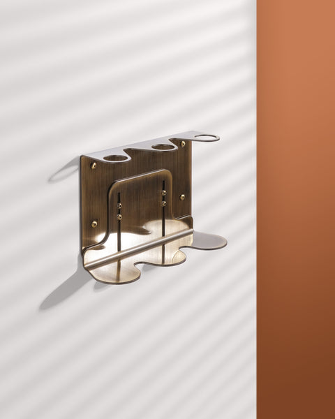 Gold Triple Soap Bottle Holder