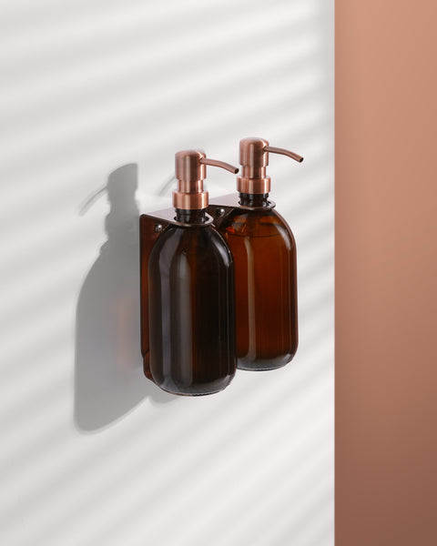 Copper Double Bottle Holder