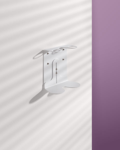 White Double Bottle Holder