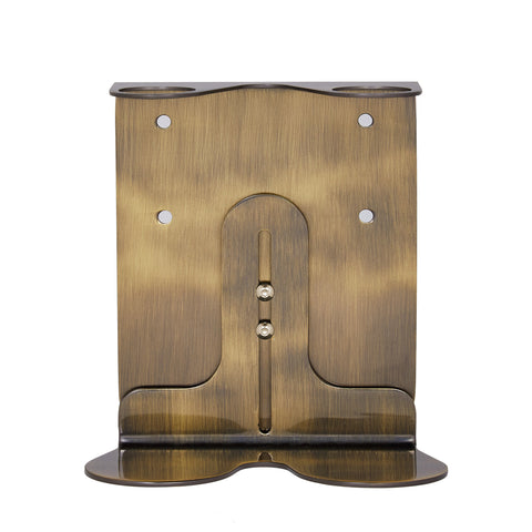 Soporte Doble Dispensador dorado