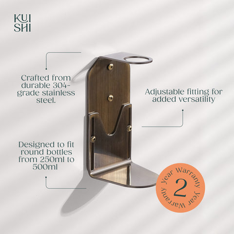 Gold Single Bottle Holder