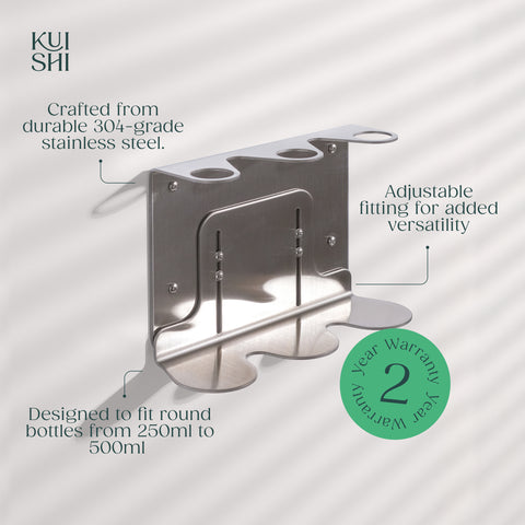 Nickel Triple Bottle Holder