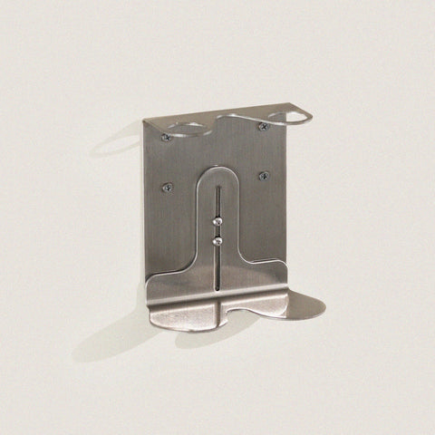 Nickel Double Wall Mounted Bottle Holder