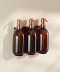 Triple Copper wall mounted soap dispenser