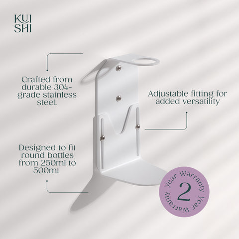 White Single Bottle Holder
