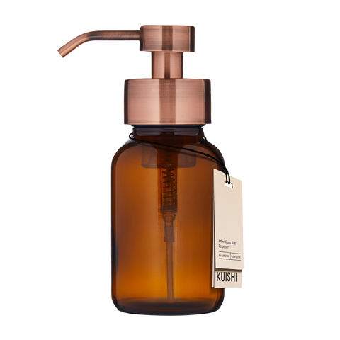 Amber Foaming Hand Soap Dispenser-Copper-250ml-Kuishi