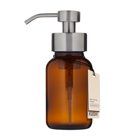 Amber Foaming Hand Soap Dispenser-Silver-250ml-Kuishi