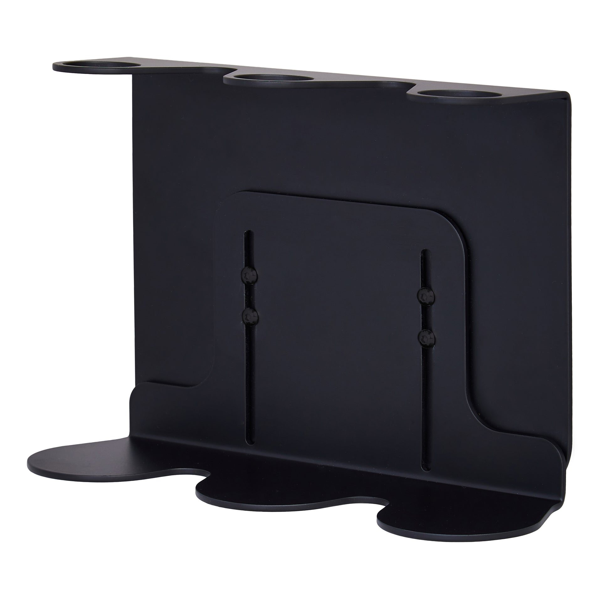 Porte Savon Mural en triple noir