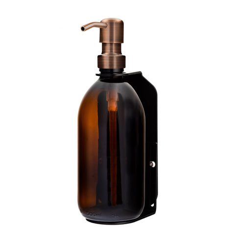 Black Wall Mounted Dispenser Copper Pump