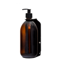 Black Wall Mounted Dispenser clear bottles Black Pump
