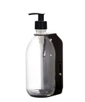 Black Wall Mounted Dispenser Black Plastic Pump