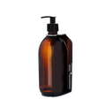 Chrome Single Wall Mounted Soap Dispenser-Plastic-250ml-Amber-Kuishi