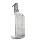 Chrome Single Wall Mounted Soap Dispenser-Silver-250ml-Clear-Kuishi