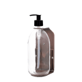 Copper Single Wall Mounted Soap Dispenser-Plastic-250ml-Amber-Kuishi