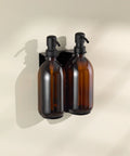 Double Black Wall mounted soap dispenser