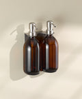 Nickel Double wall mounted soap dispenser