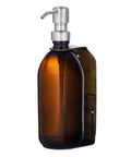 Gold Single Wall Mounted Soap Dispenser-Gold Pump / 300ml / Amber