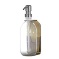 gold wall mounted soap Dispenser and silver  pump