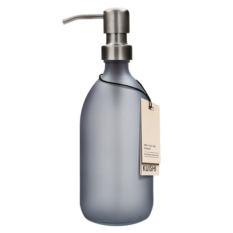 Grey Soap Dispenser-Silver-250ml-Kuishi