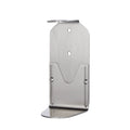 Nickel Single Wall Mounted Soap Dispenser-Silver-250ml-Amber-Kuishi