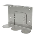 Triple Satin Silver Bottle Holder bracket