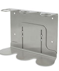 Triple Satin Silver Bottle Holder bracket