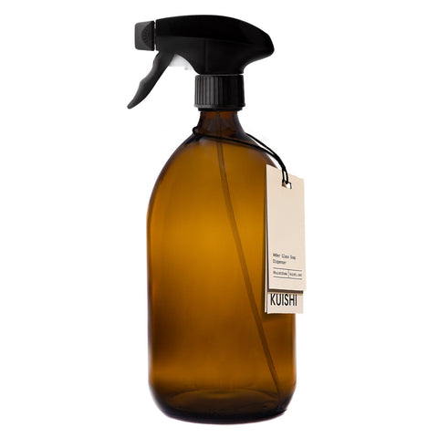 Amber Glass Trigger Sprayer 500ml by Kuishi