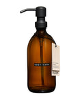 Refillable Shower Bottles with Labels-Black-Body Wash-Kuishi