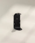 Single black soap dispenser holder bracket 