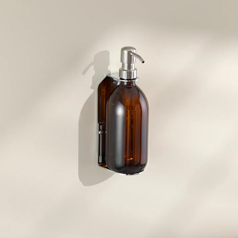 Chrome Wall mounted soap dispenser