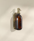 Gold single mounted dispenser with gold metal pump