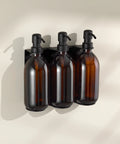 Black Wall mounted soap dispenser by Kuishi